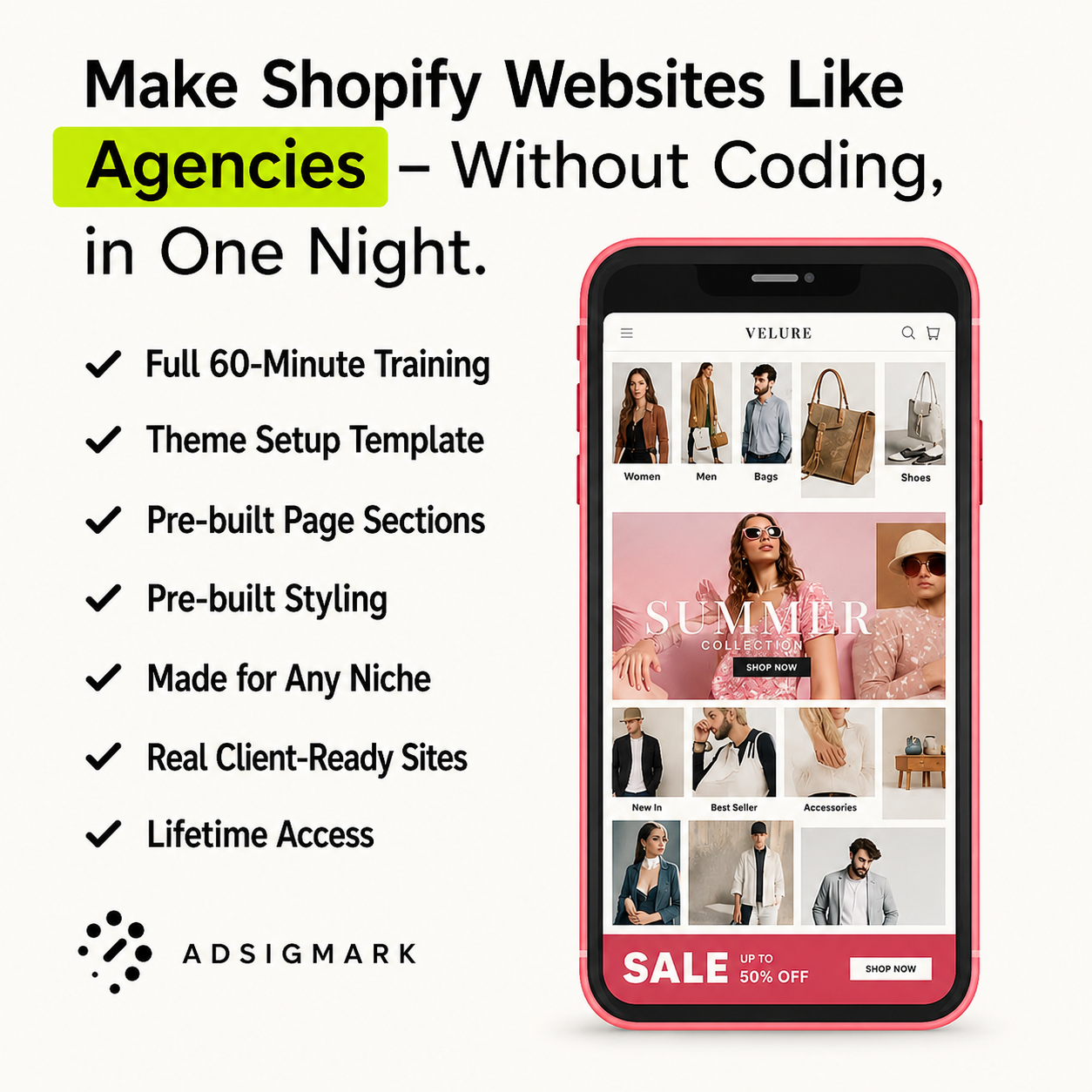 1 Hour Step-by-Step Tutorial & Exclusive Material.