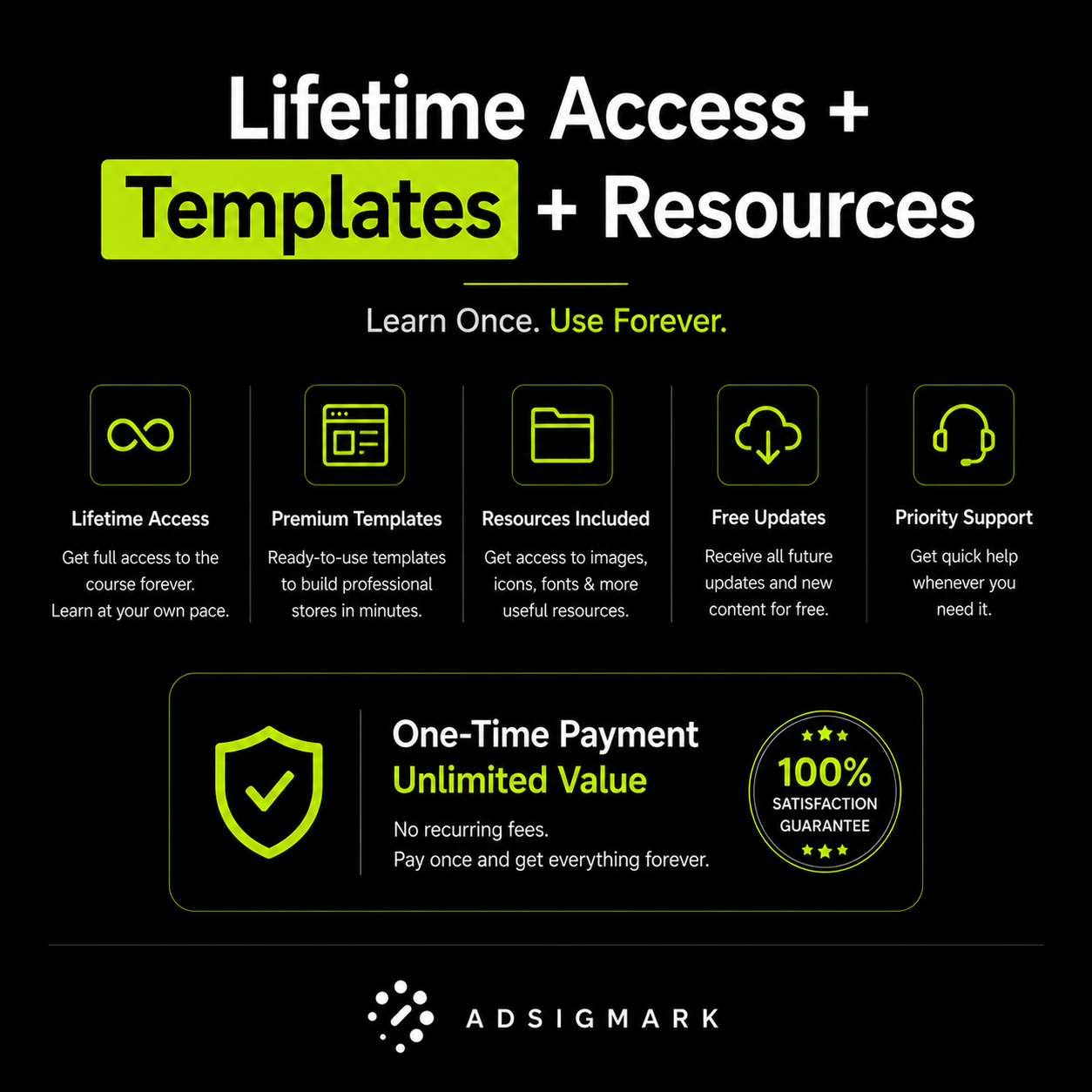 1 Hour Step-by-Step Tutorial & Exclusive Material.